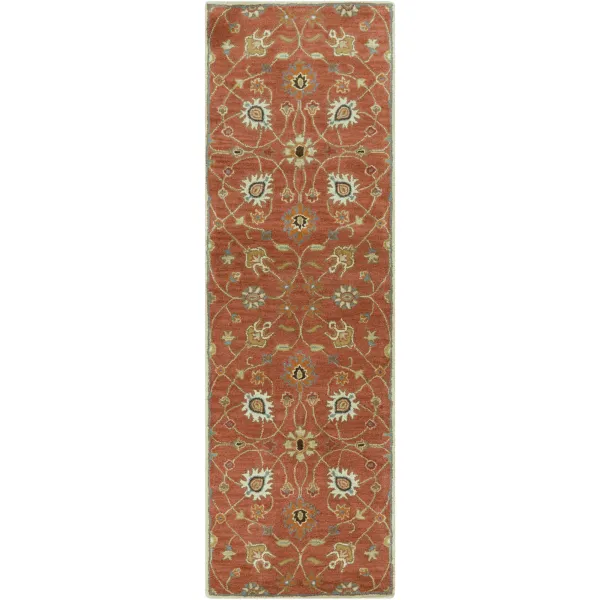 Caesar CAE-1119 8' Round Red Rug