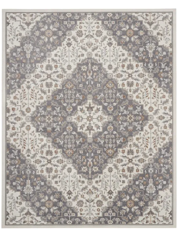 Elation ETN08 Ivory/Gray 9' x 12' Rug