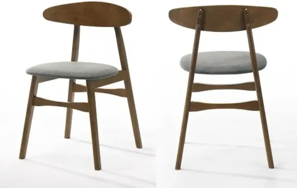 Castiano Modern Grey Side Dining Chair (Set of 2)