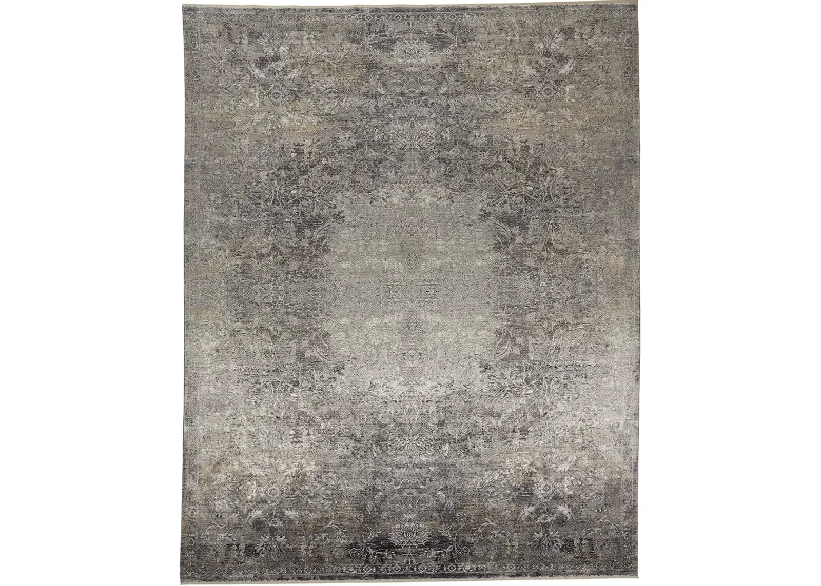 Sarrant 3964F Gray/Ivory/Tan 2'8" x 12' Rug