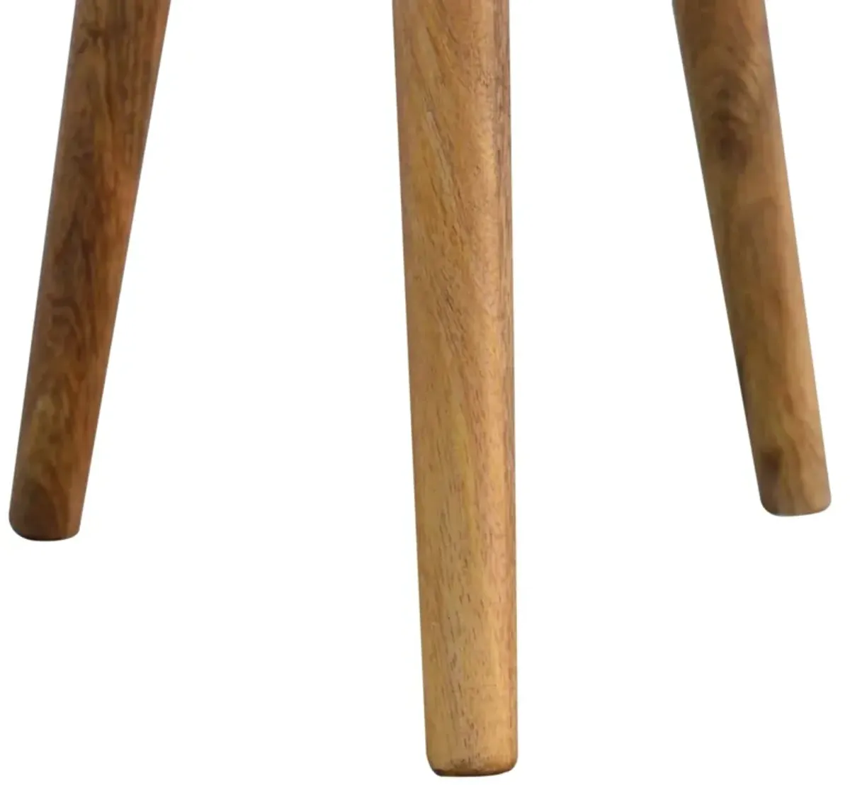 Solid Wood Bone Inlay Tripod Stool