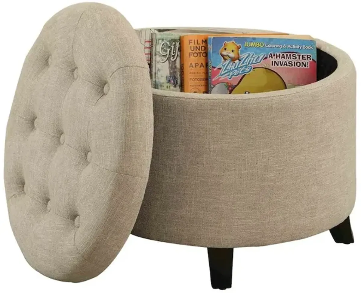 Convience Concept, Inc. Designs4Comfort Round Storage Ottoman