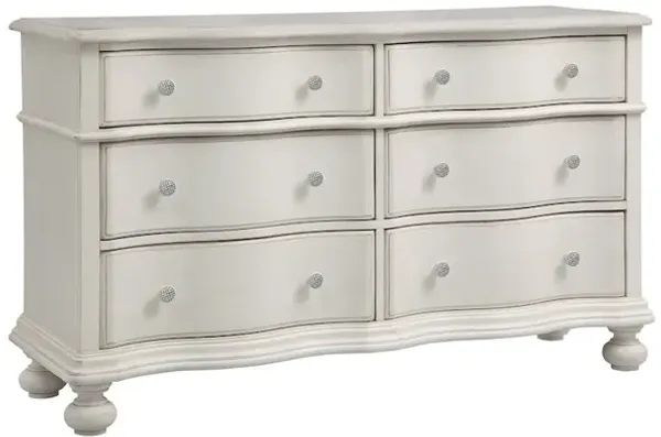 American Woodcrafters Rodanthe 6-Drawer Dresser - Dove White