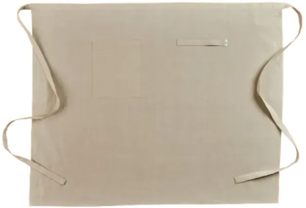 Solino Home 100% Pure Linen Apron - Linen Midi Bistro Apron