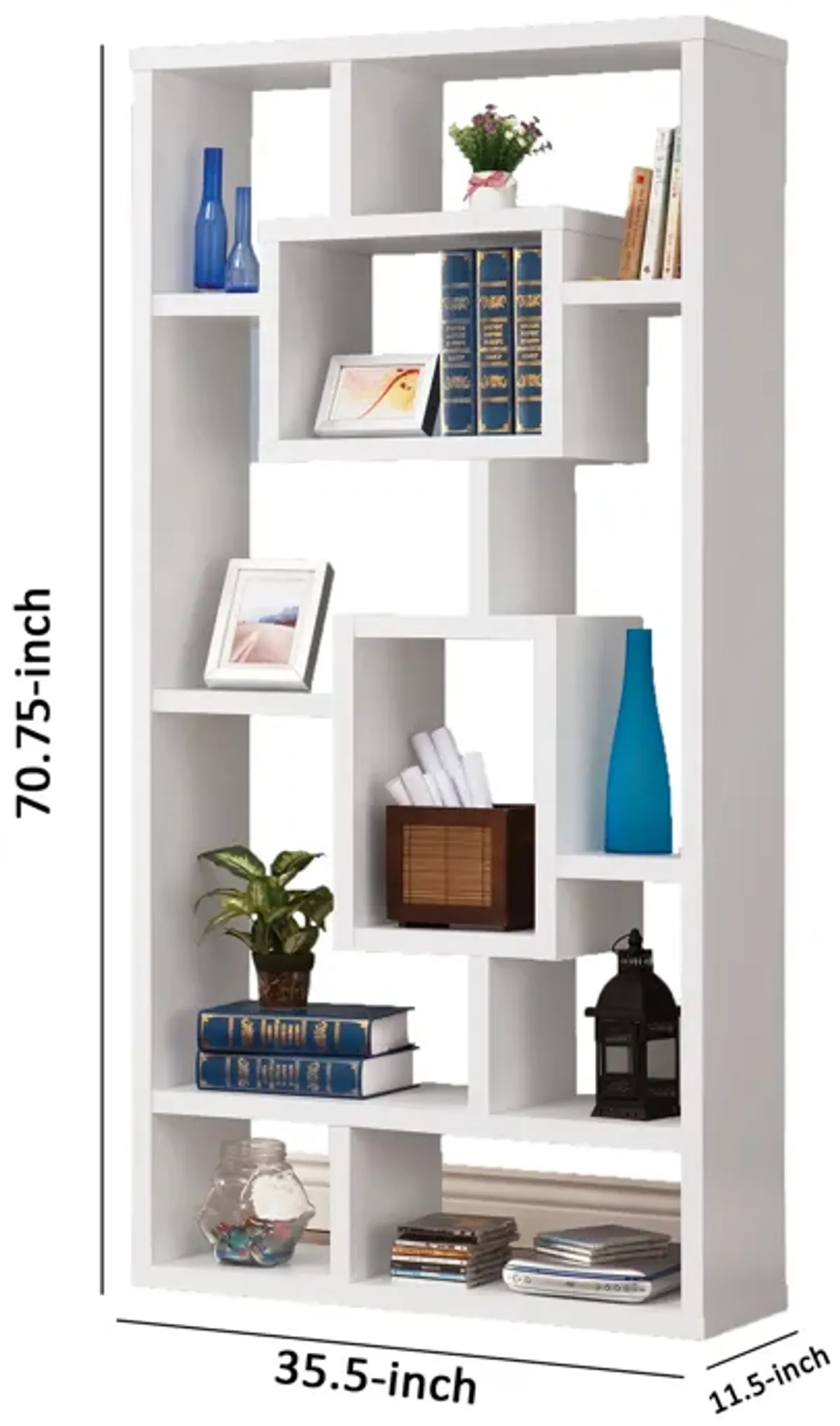 Fantastic Geometric Cubed Rectangular bookcase