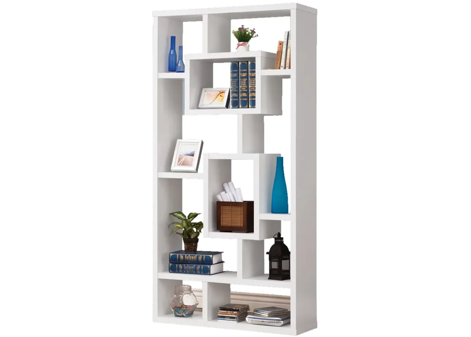 Fantastic Geometric Cubed Rectangular bookcase