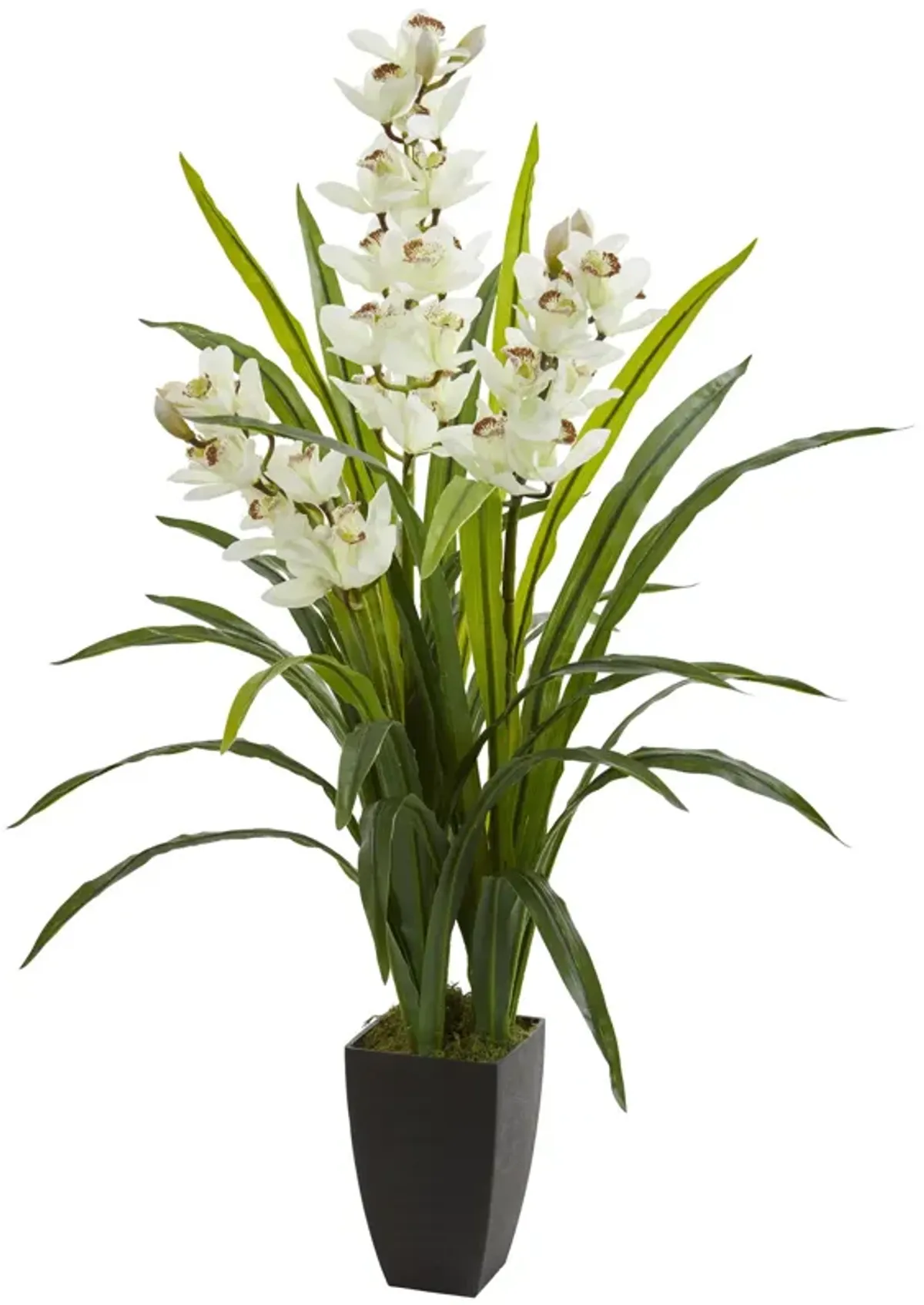 HomPlanti 45" Cymbidium Orchid Artificial Plant