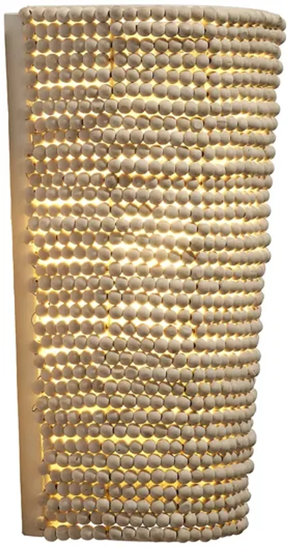 Seawall Beaded Cone Sconce