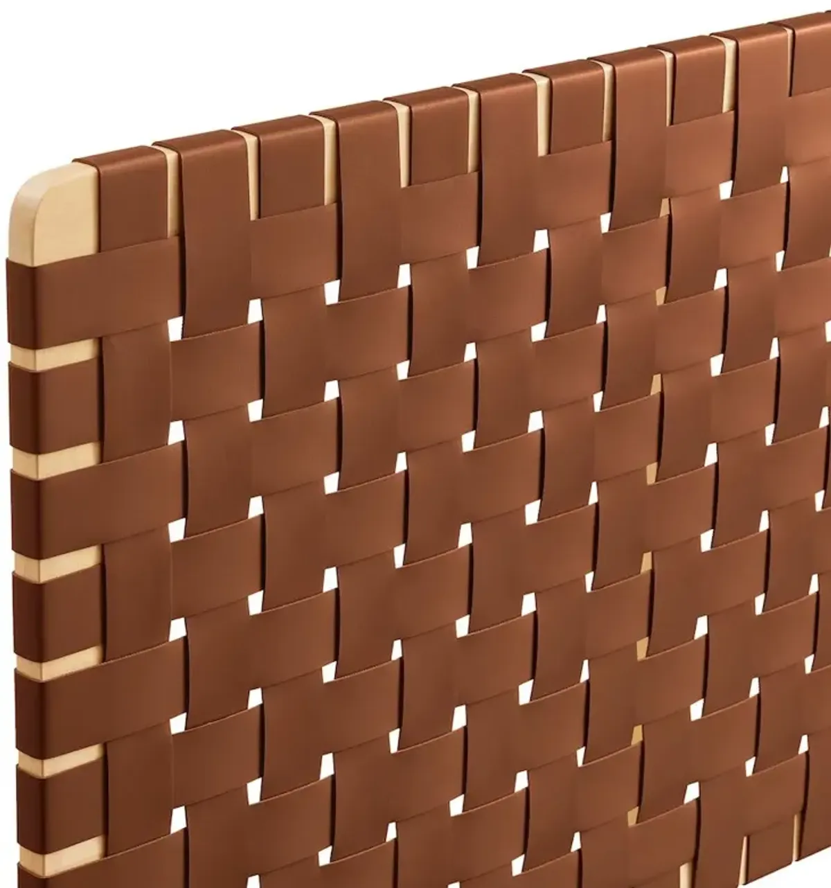 Modway Sparta Weave Wall-Mount Vegan Leather King Headboard