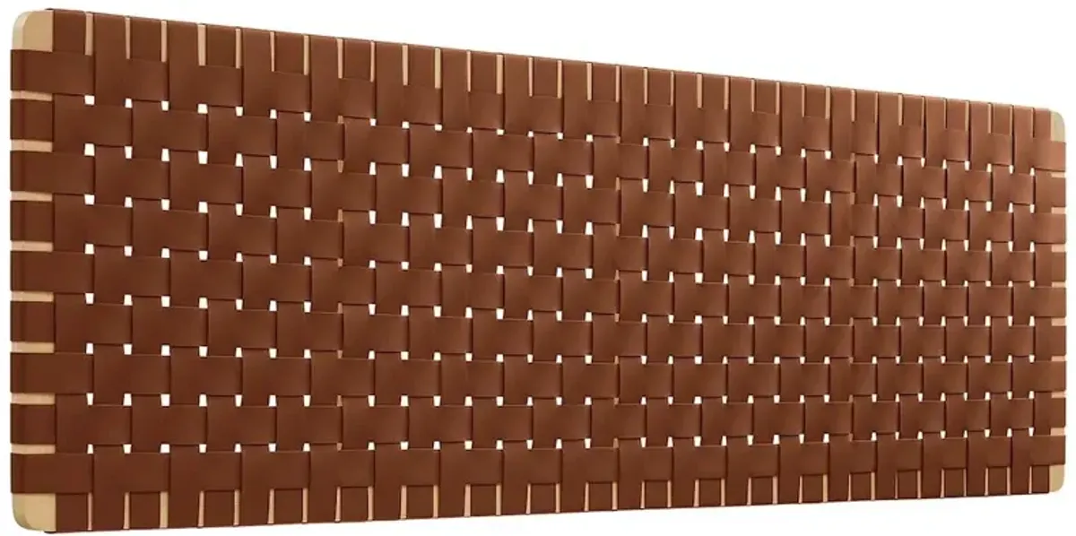 Modway Sparta Weave Wall-Mount Vegan Leather King Headboard