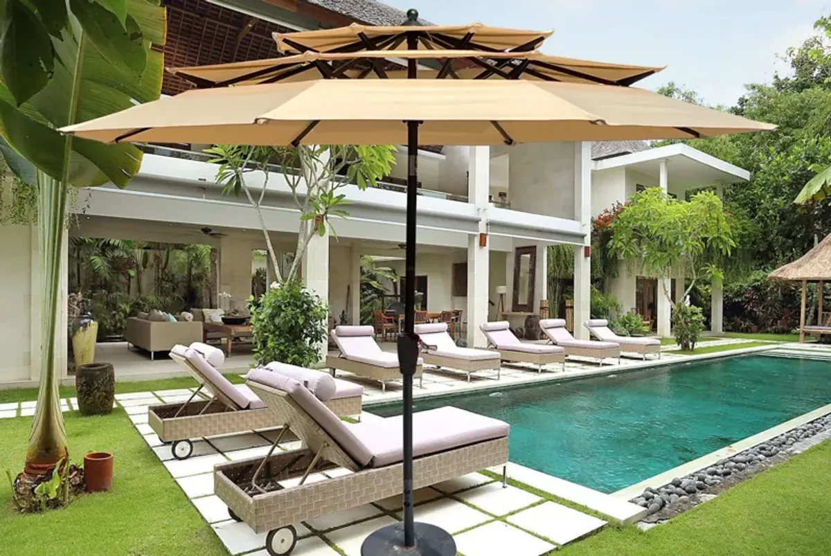 Streamdale 9FT Tilting Umbrella with Wind Vents