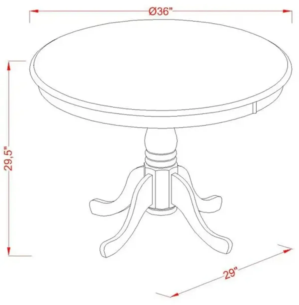 Dining Table Linen White & Oak