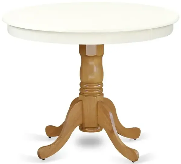 Dining Table Linen White & Oak