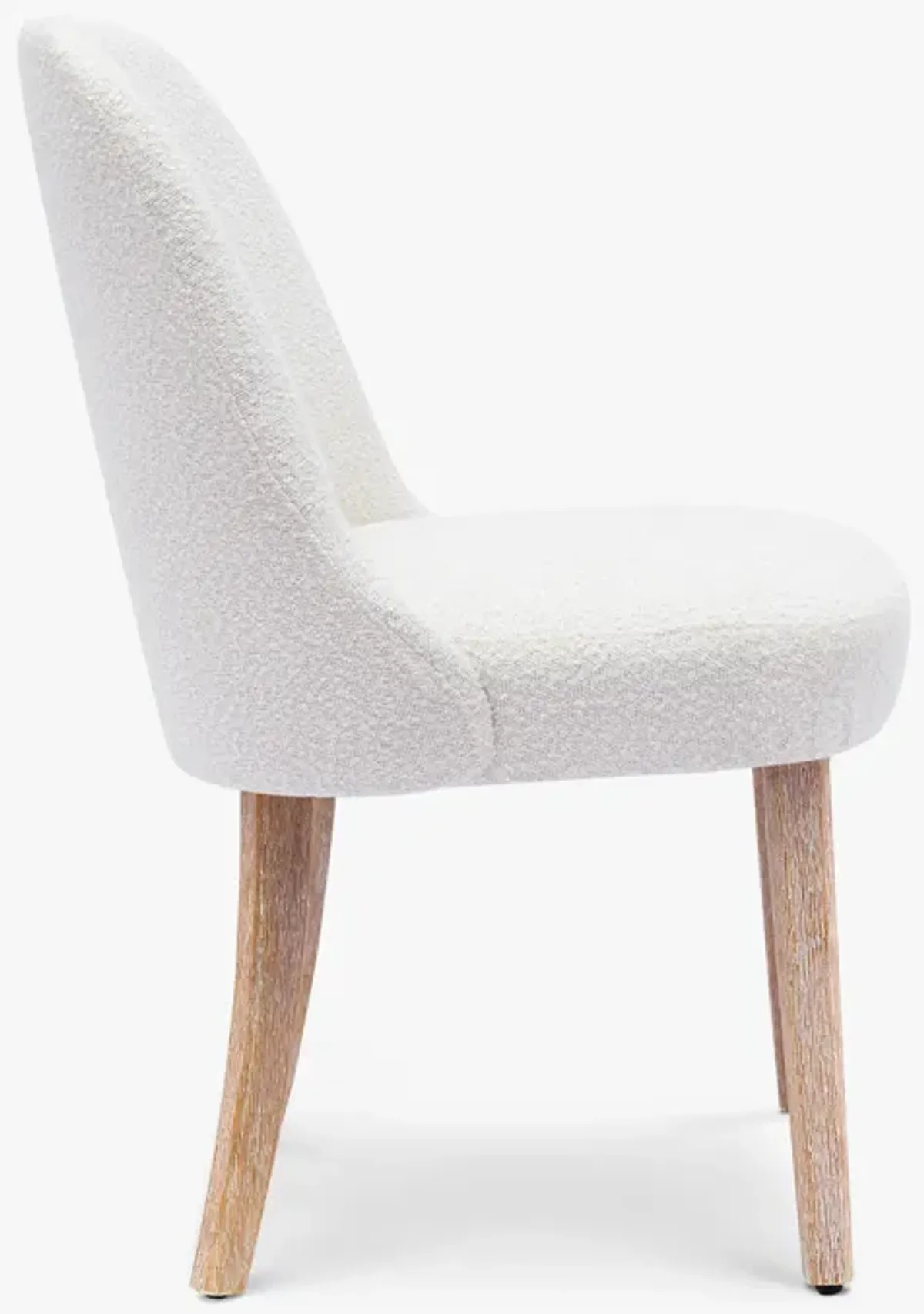 WestinTrends Genevieve Mid-Century Modern Upholstered Boucle Dining Chair