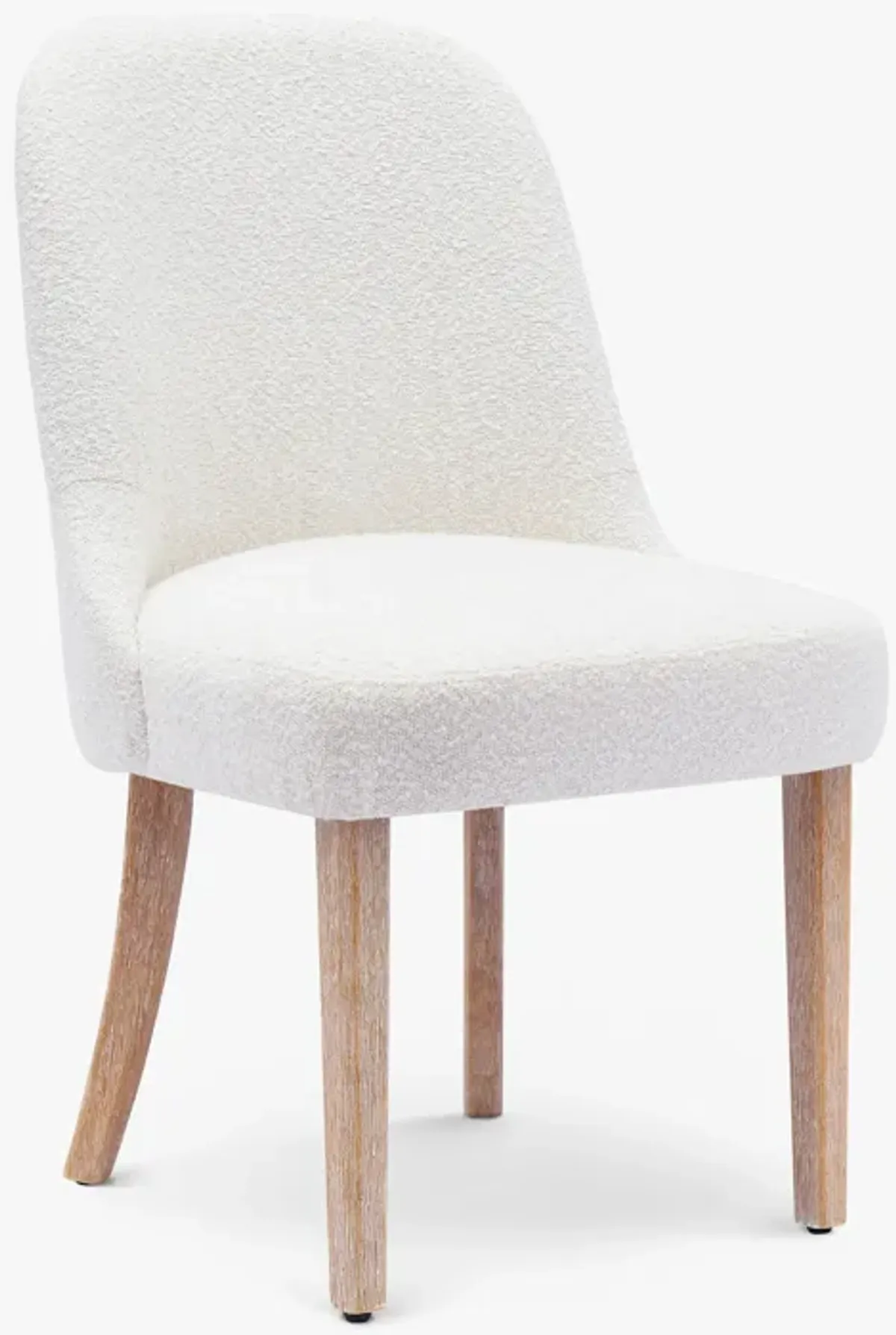 WestinTrends Genevieve Mid-Century Modern Upholstered Boucle Dining Chair