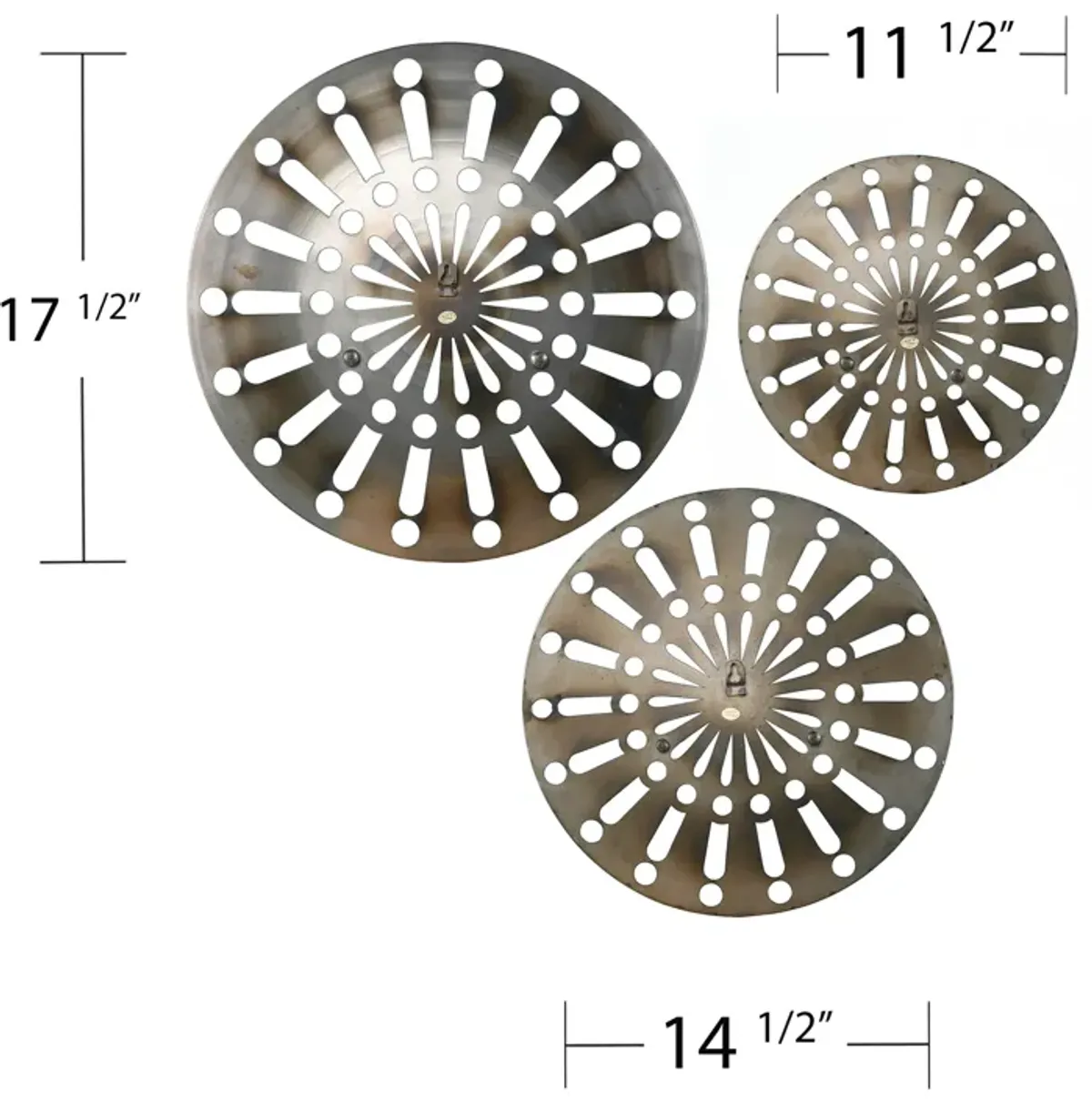 Wassleby Round Wall Art (Set of 3)