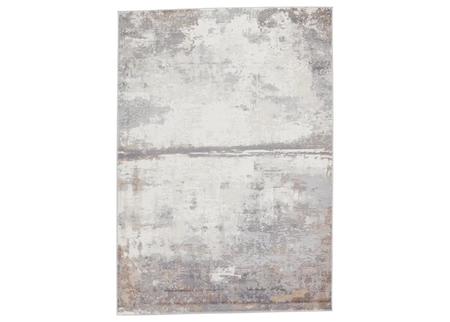 Grotto Treyton Gray 3' x 12' Runner Rug