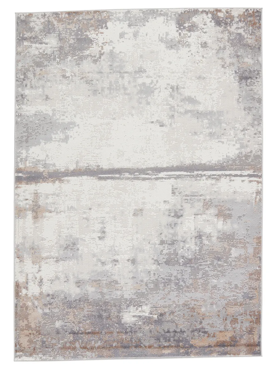 Grotto Treyton Gray 3' x 12' Runner Rug