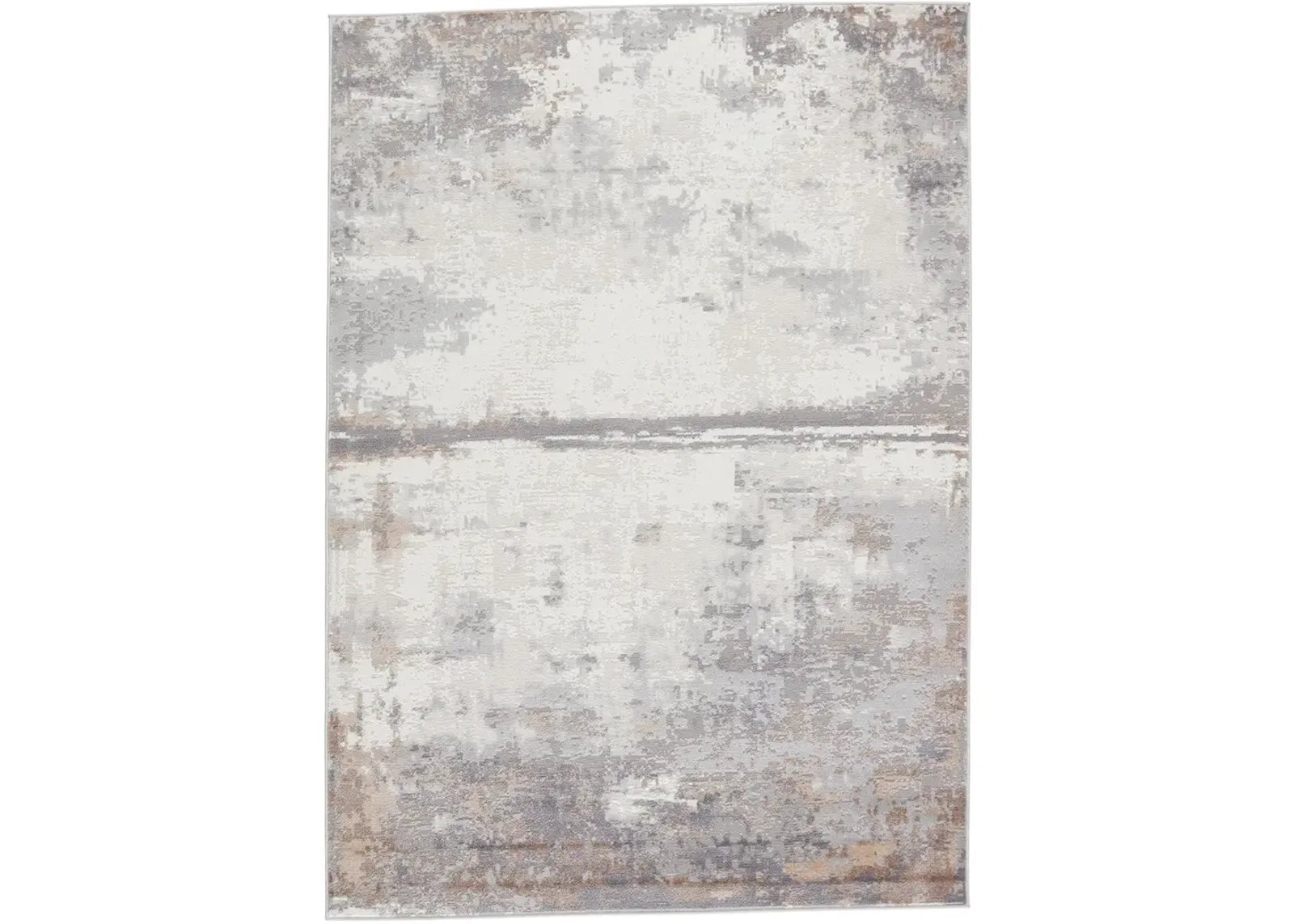 Grotto Treyton Gray 3' x 12' Runner Rug