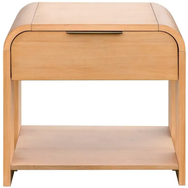 Gracie Mills Modern One Drawer Winddall Nightstand