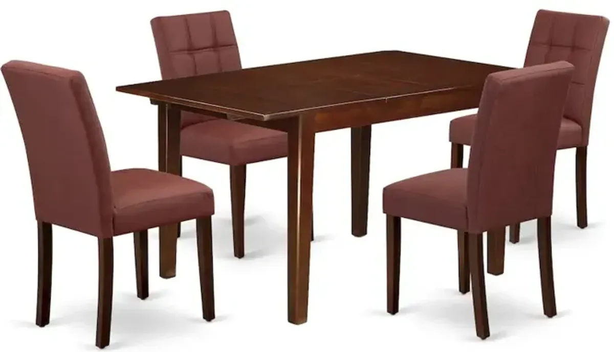 5 Piece Mid Century Modern Dining Set