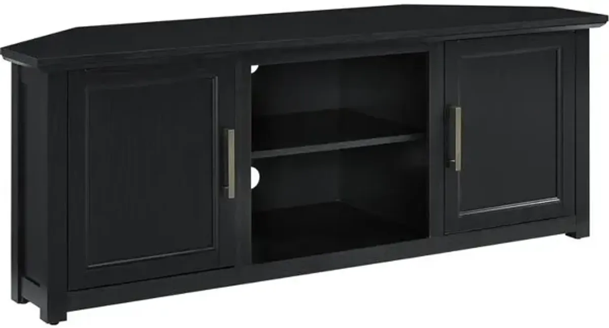 Camden 58" Corner Tv Stand Black