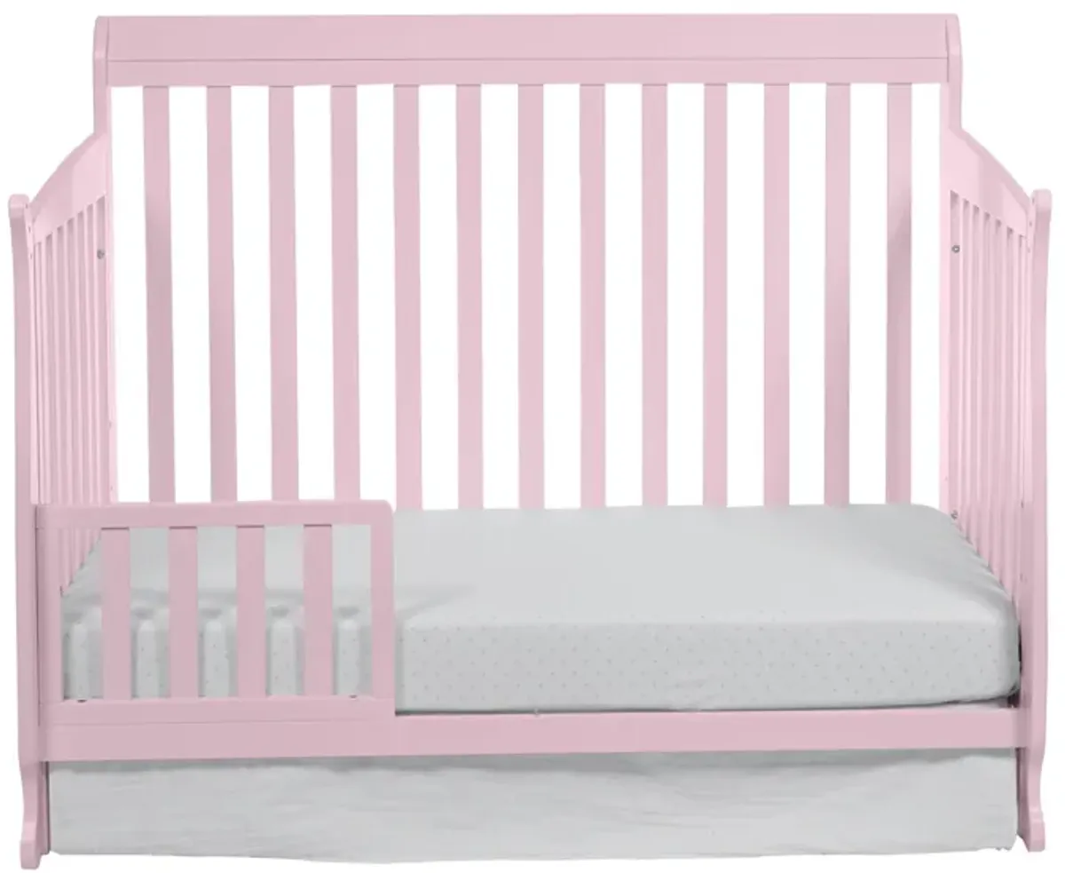 Suite Bebe Riley 4-in-1 Convertible Crib Pink