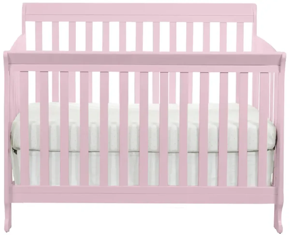 Suite Bebe Riley 4-in-1 Convertible Crib Pink