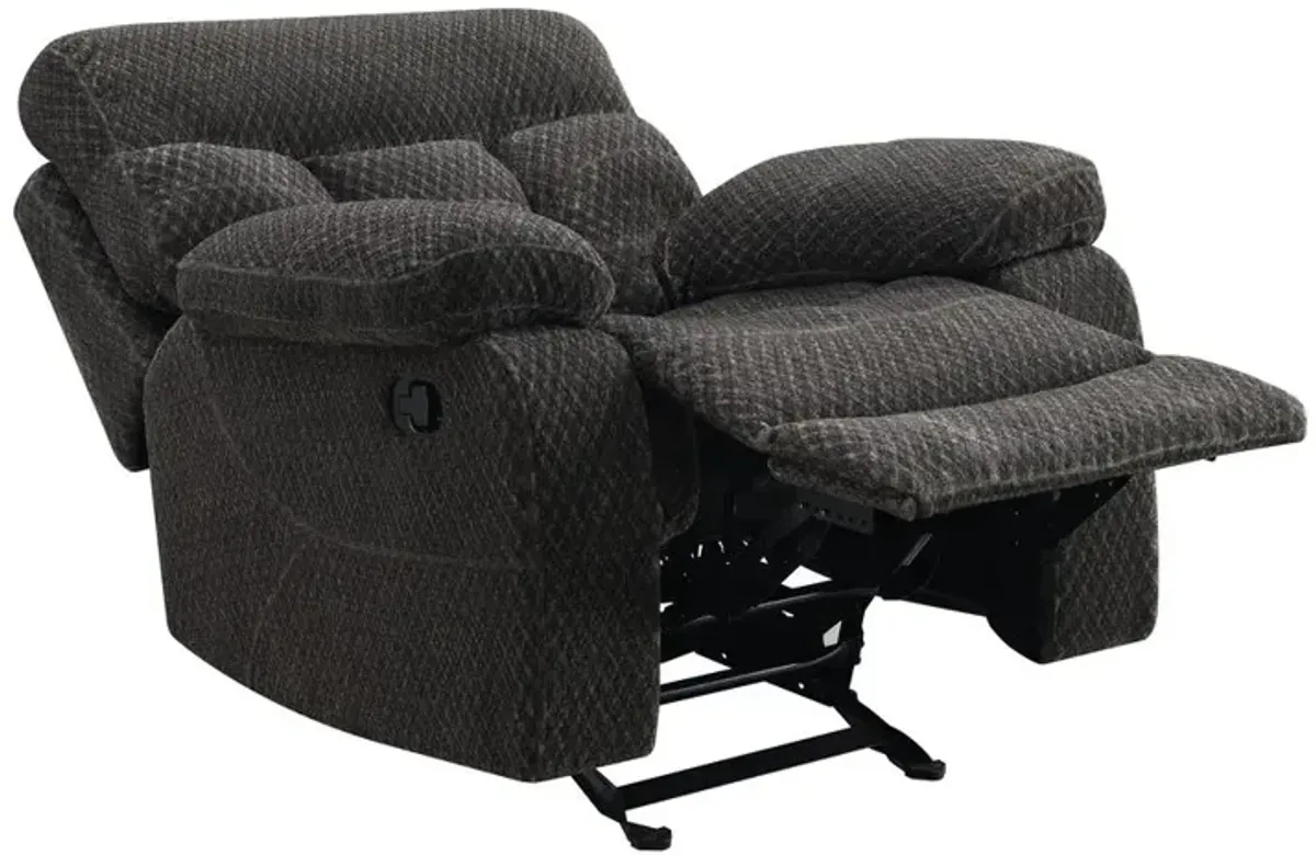 New Classic Furniture Bravo  Glider Recliner-Charcoal