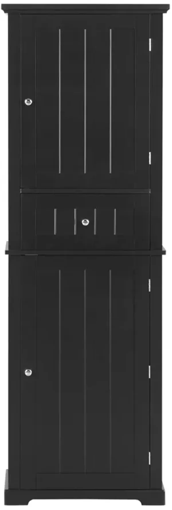 Merax Painted Finish Freestanding Bathroom Storage Cabinet