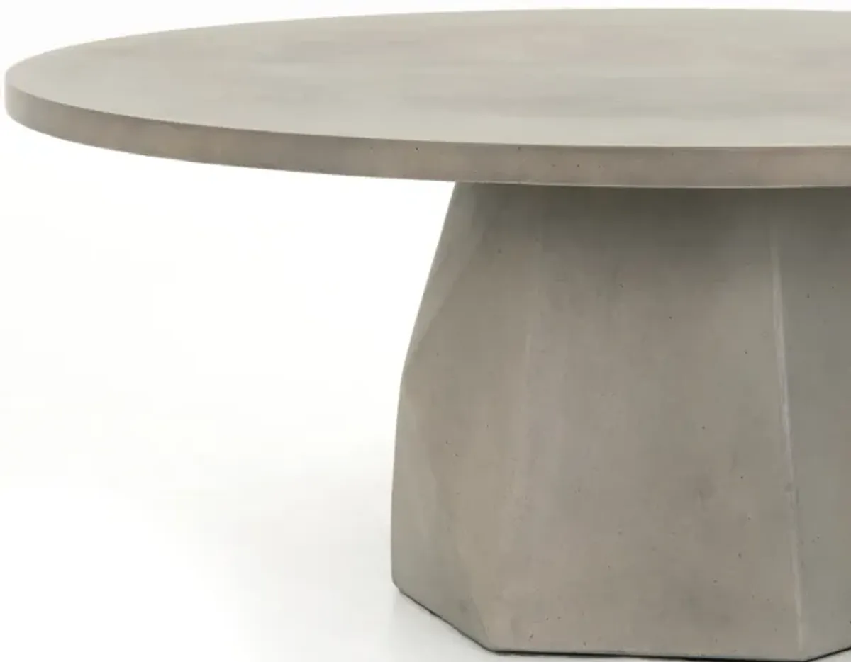 Bowman Outdoor Coffee Table - Grey Concrete