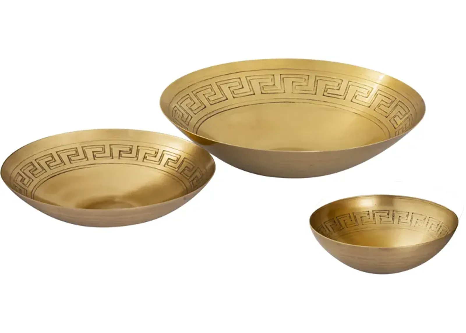 Greek Key Bowl - Set of 3