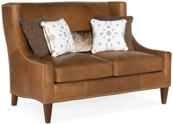 Lavendar Settee w/Two Cushions