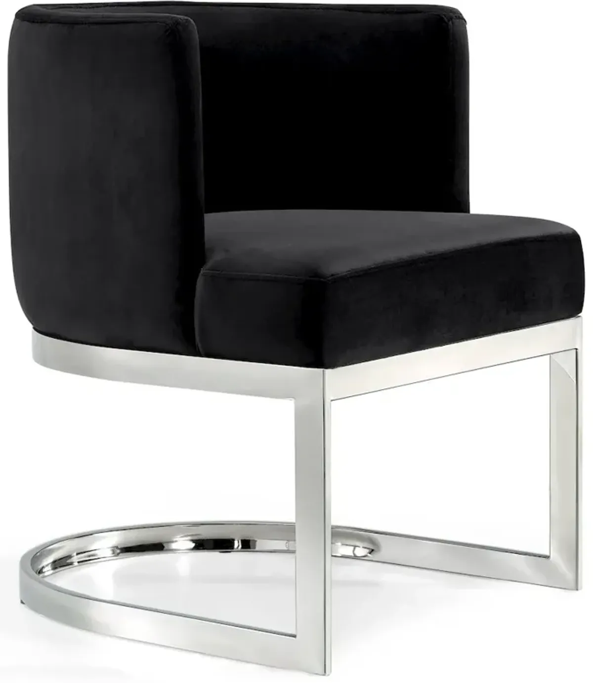 Meridian Furniture Gianna Black Velvet Dining Chair