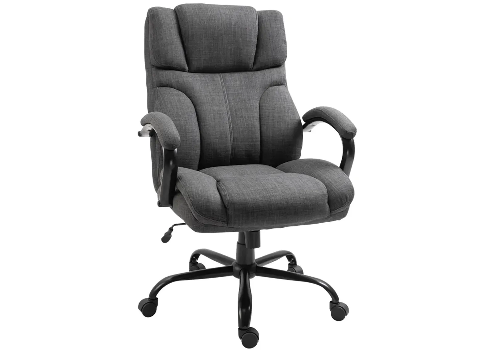 Dark Gray Executive Chair: Big & Tall 500lbs Office Chair