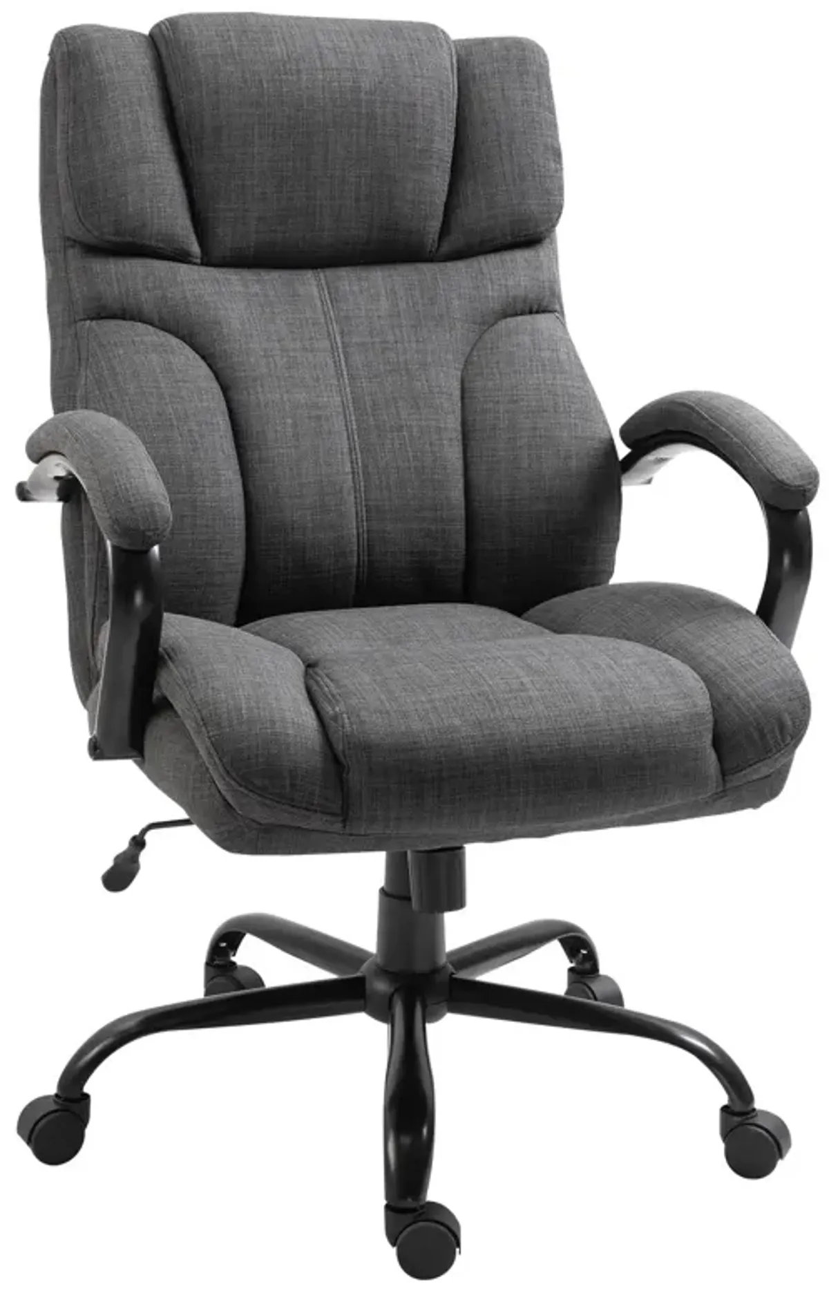 Dark Gray Executive Chair: Big & Tall 500lbs Office Chair