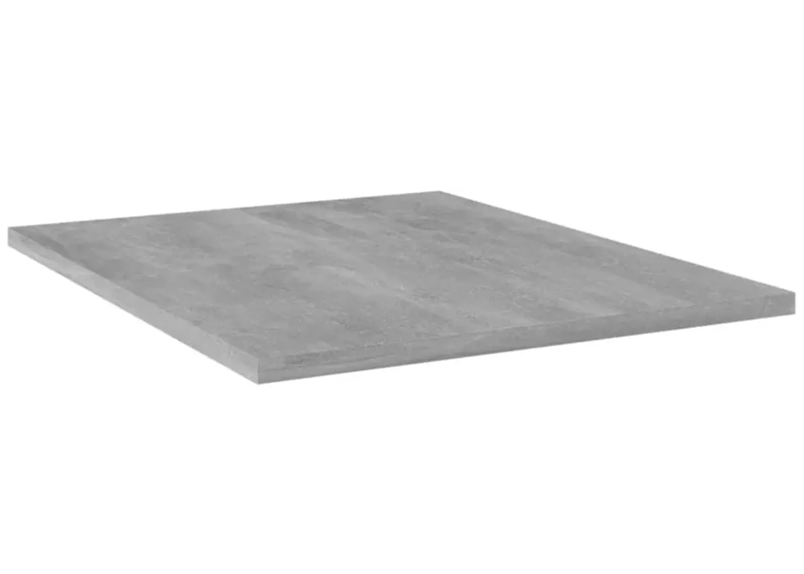 vidaXL Bookshelf Boards 4 pcs Concrete Gray 15.7"x19.7"x0.6" Chipboard