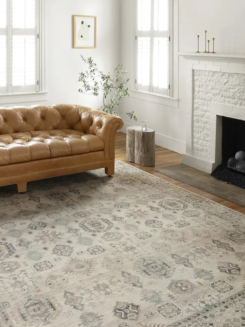 Hathaway HTH04 Beige/Multi 7'6" x 9'6" Rug by Loloi II