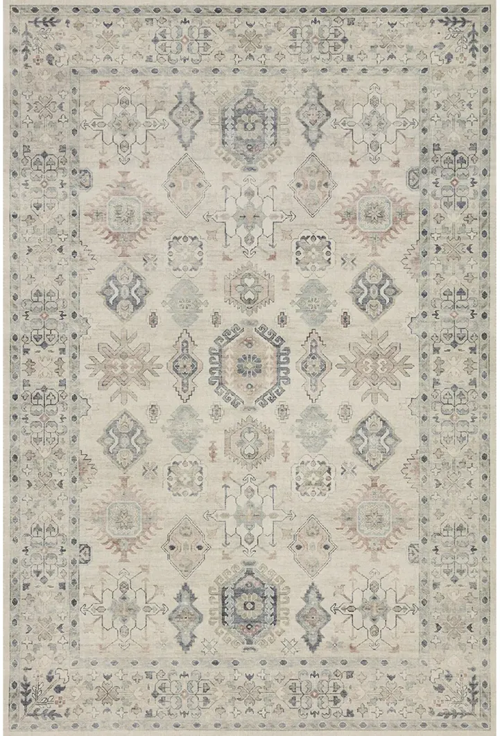 Hathaway HTH04 Beige/Multi 7'6" x 9'6" Rug by Loloi II