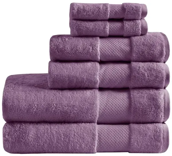 Gracie Mills Thalia 6-Piece 600gsm Turkish Cotton Bath Towel Set