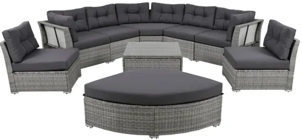 Merax Patio Furniture Sofa Set Outdoor Daybed