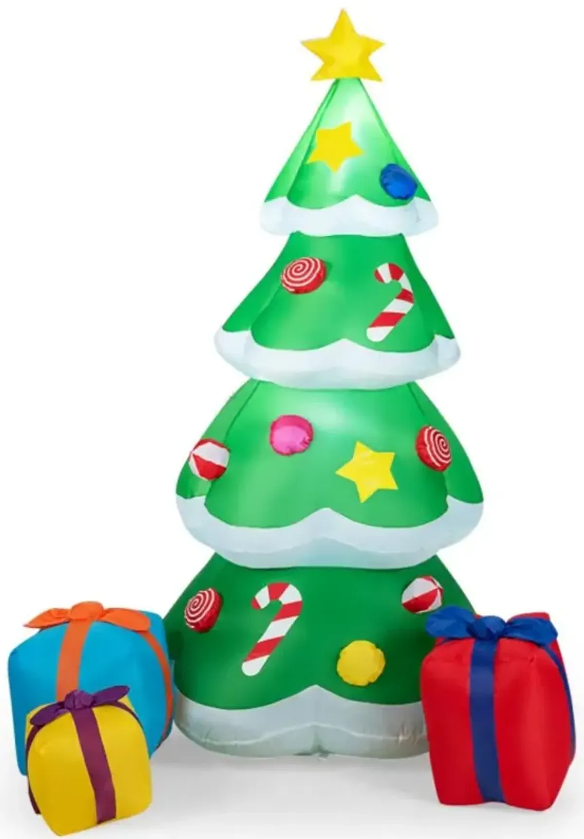 Hivvago Inflatable Christmas Tree with 3 Gift Wrapped Boxes