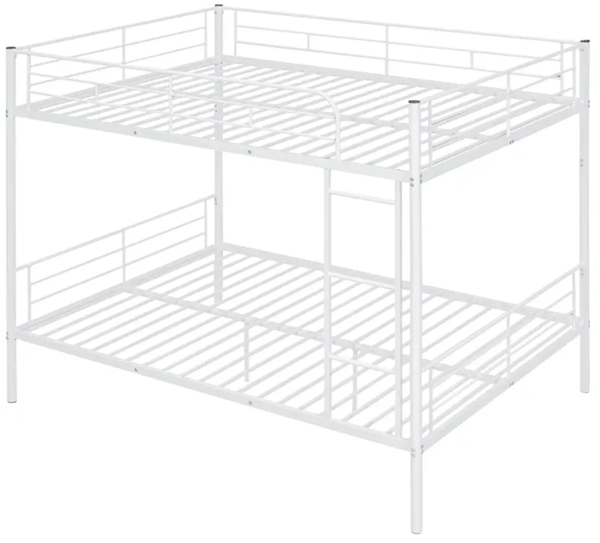 Whisen Full Over Full Metal Bunk Bed - Black