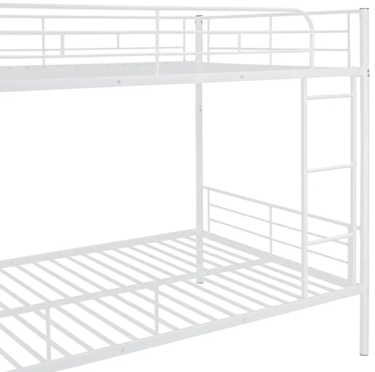 Whisen Full Over Full Metal Bunk Bed - Black