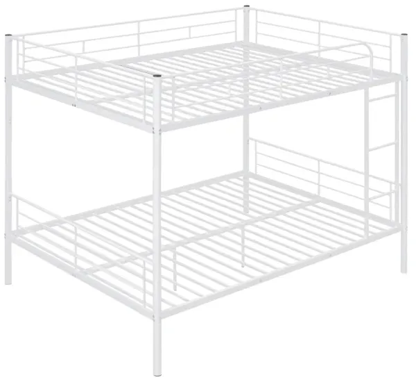 Whisen Full Over Full Metal Bunk Bed - Black
