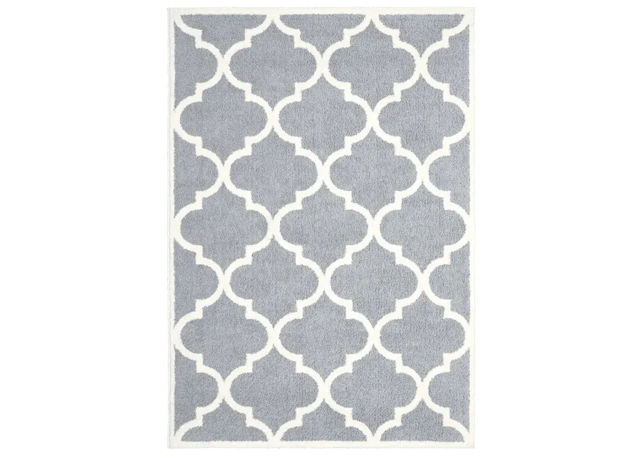 Verona 6'7" x 9'6" Grey Rug