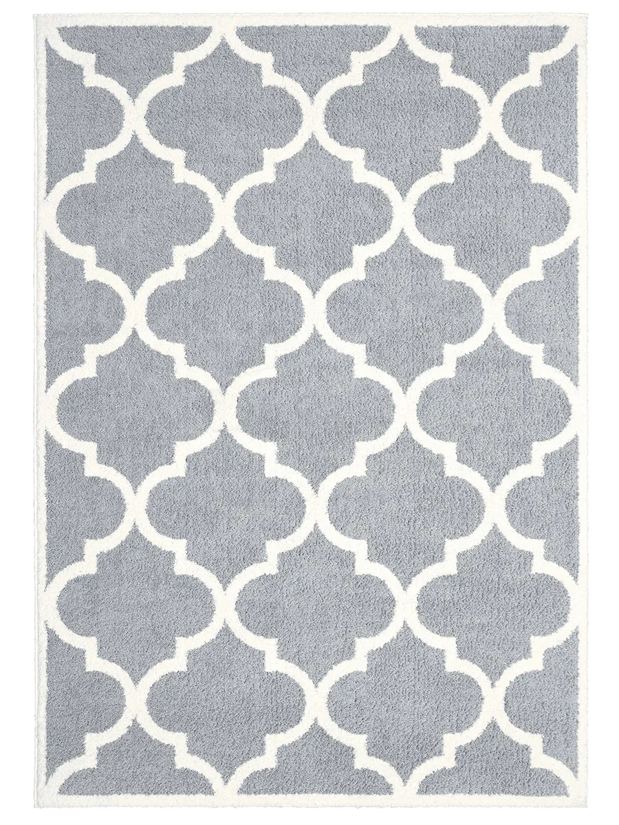 Verona 6'7" x 9'6" Grey Rug