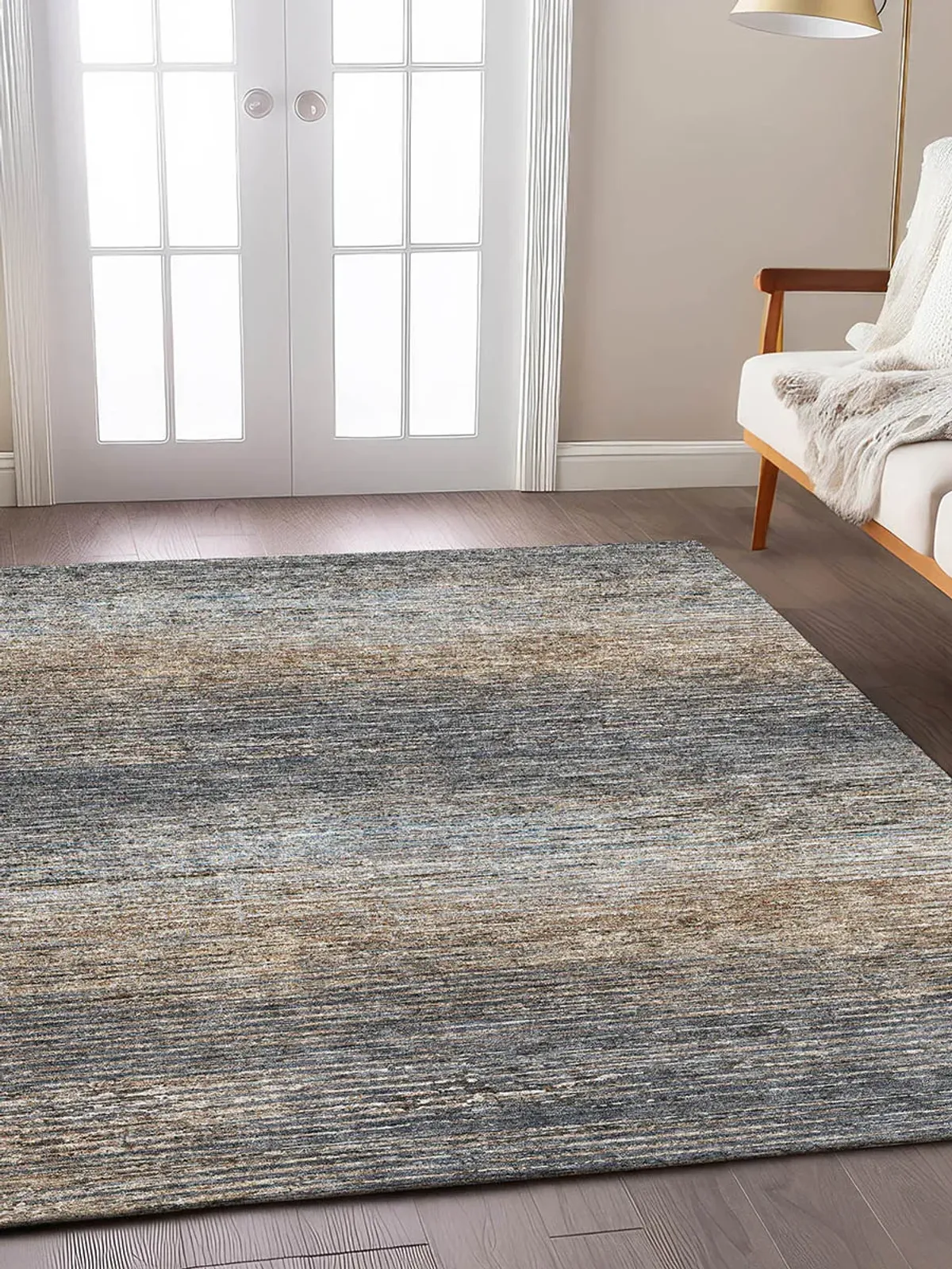 Trevi TV1 Pewter 2'3" x 7'6" Rug