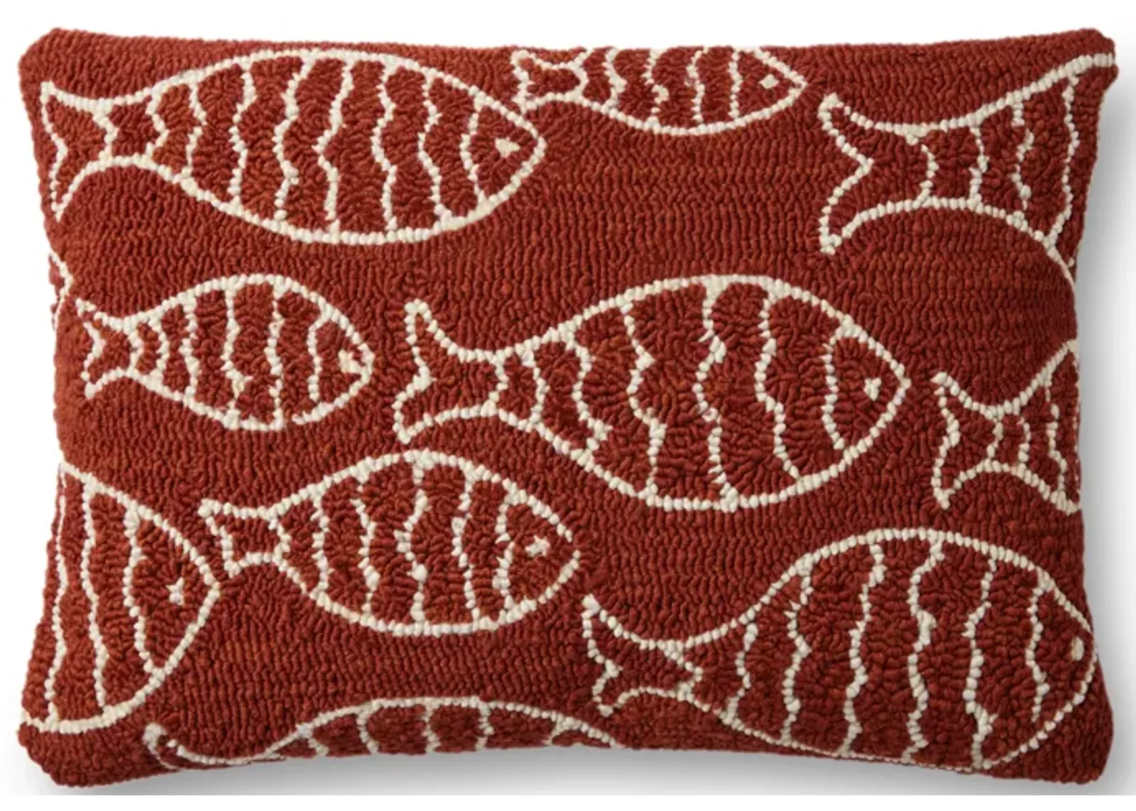 P0908 Red 16"x26" Down Pillow