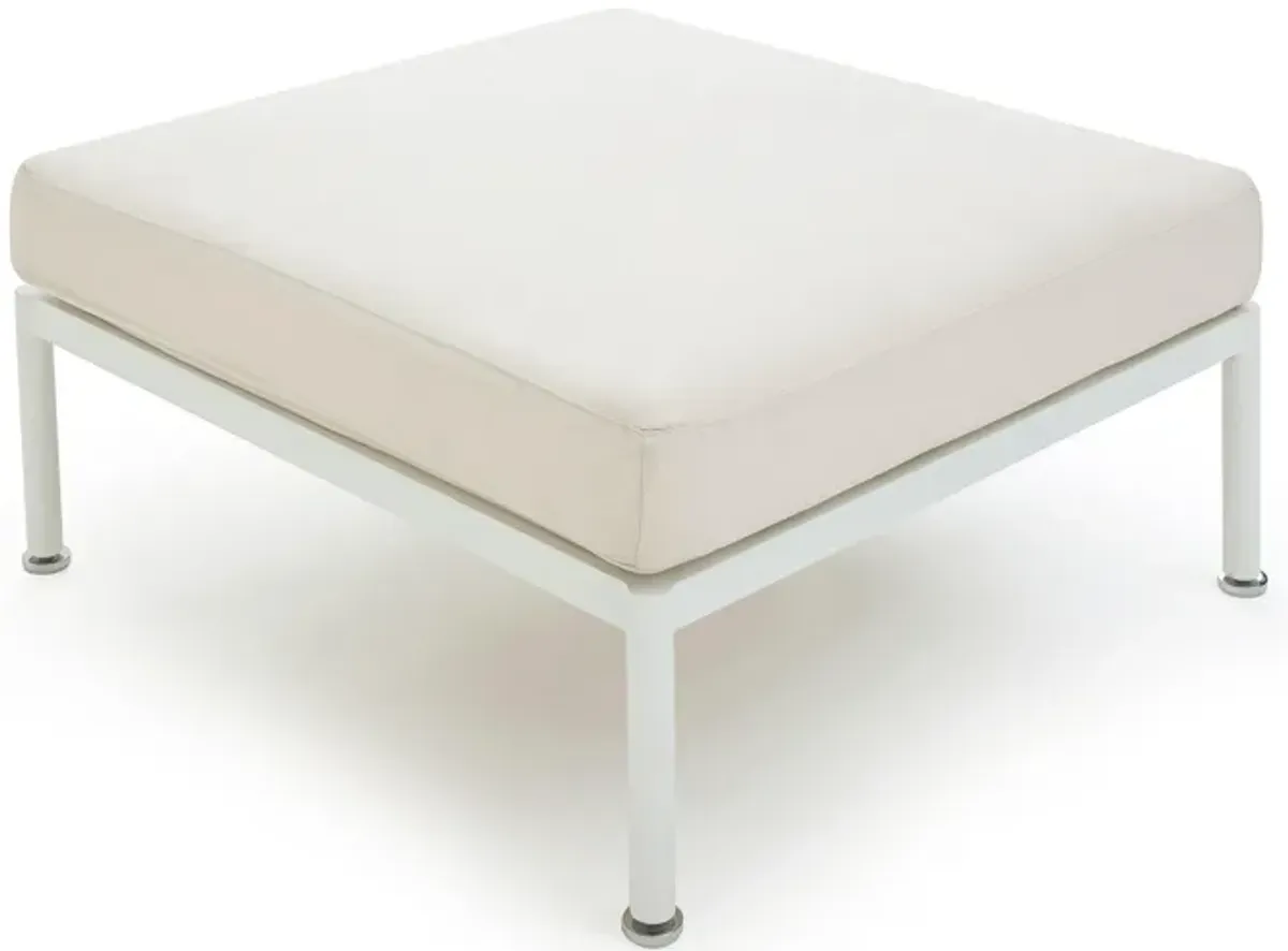 Dunes Cream Outdoor Ottoman